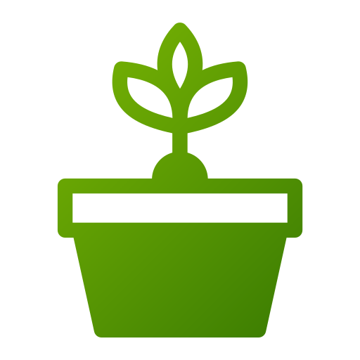 planta en maceta icono gratis