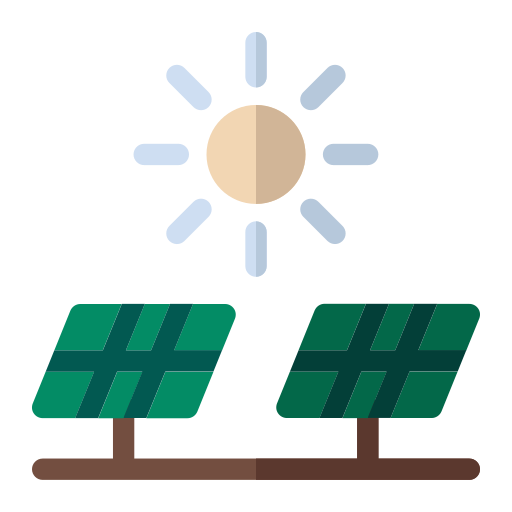 energía solar icono gratis