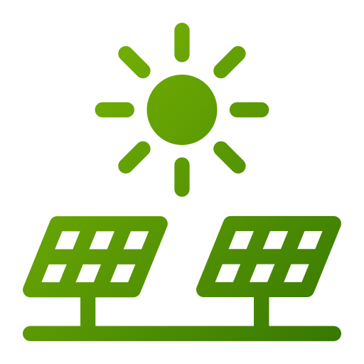 energía solar icono gratis