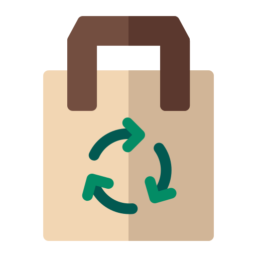 bolsa de reciclaje icono gratis