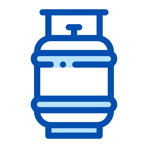 Gas cylinder Generic Blue icon