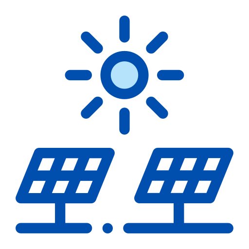 energía solar icono gratis