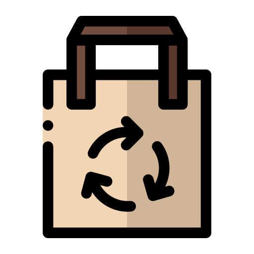 bolsa de reciclaje icono gratis