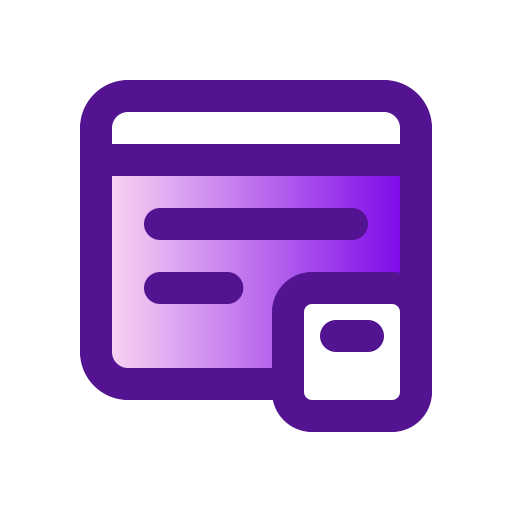 Website Generic Lineal Color Gradient Icon