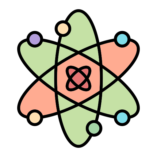 Atom Generic Outline Color icon