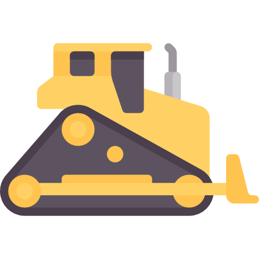 Bulldozer - Free Transport Icons