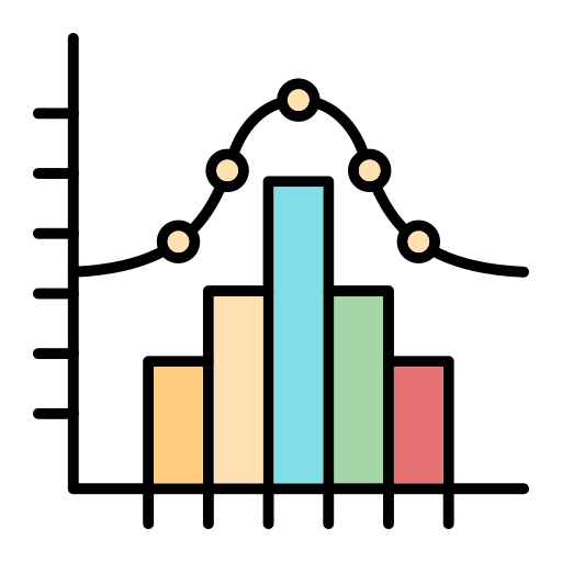 Histogram icon sign symbol on hi-res stock photography and images - Alamy