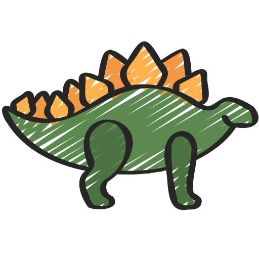 estegosaurio icono gratis