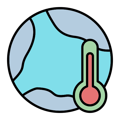 Global warming Generic Outline Color icon