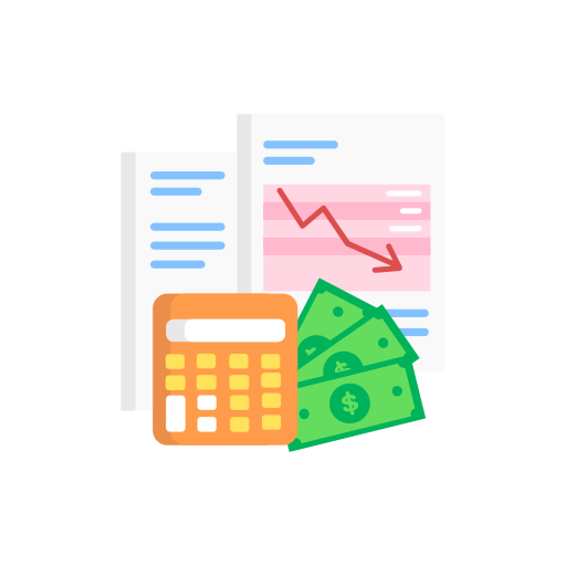 base de datos financiera icono gratis