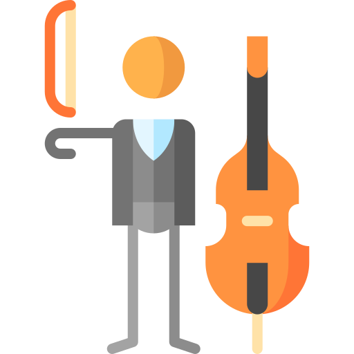 violoncelista icono gratis