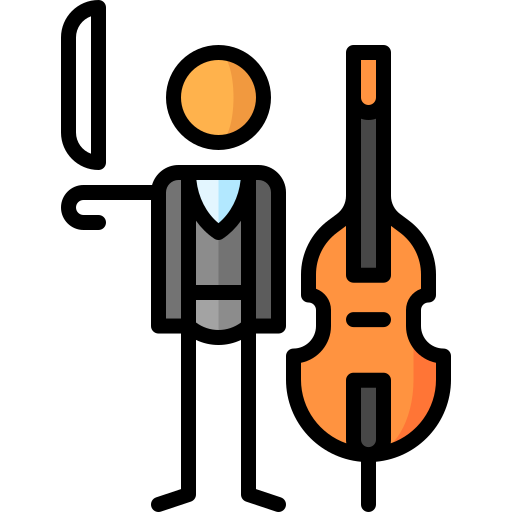 violoncelista icono gratis