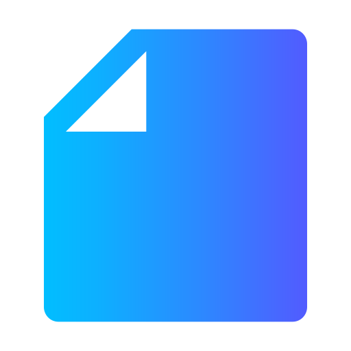 File Generic Flat Gradient icon