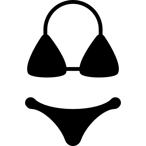 bikini de verano icono gratis