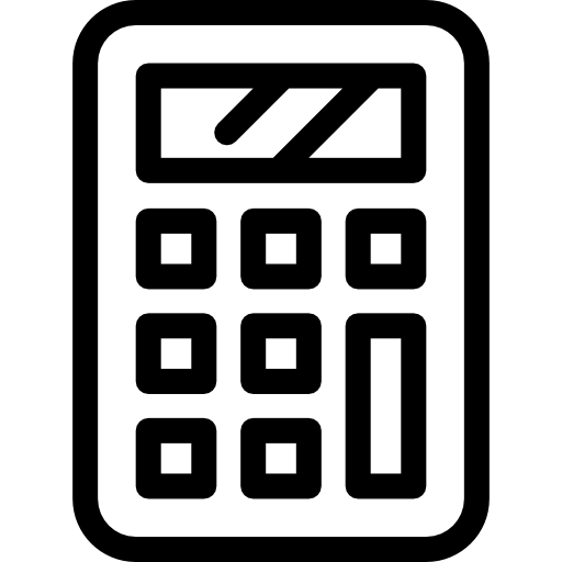 calculadora matemática icono gratis