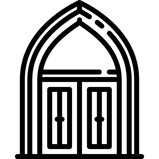 Puerta de la iglesia | Icono Gratis