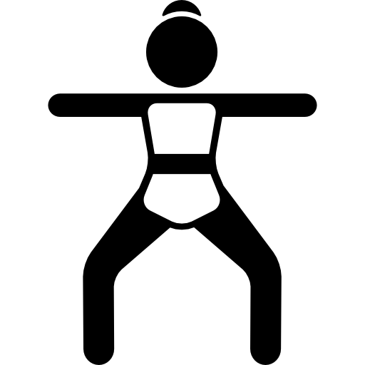 Open legs and arms Position - Free sports icons