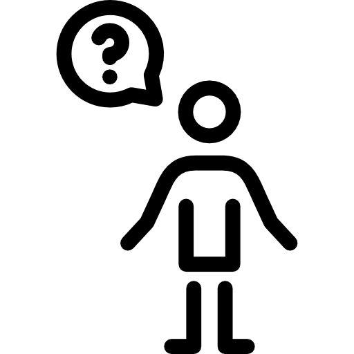 person with question mark
