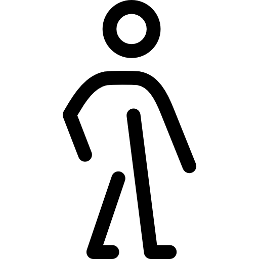 Man, walking, stickman, stick figure icon - Download on Iconfinder