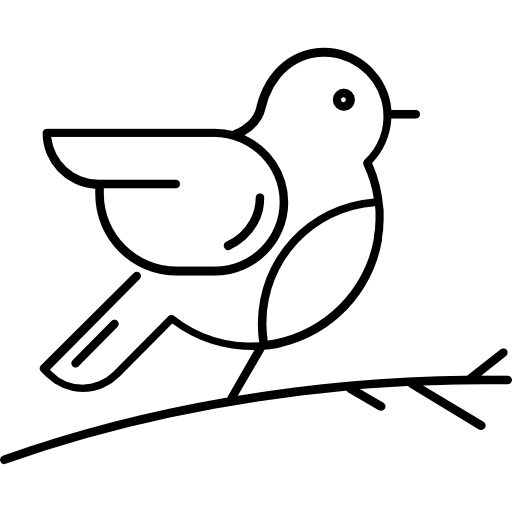 pájaro icono gratis