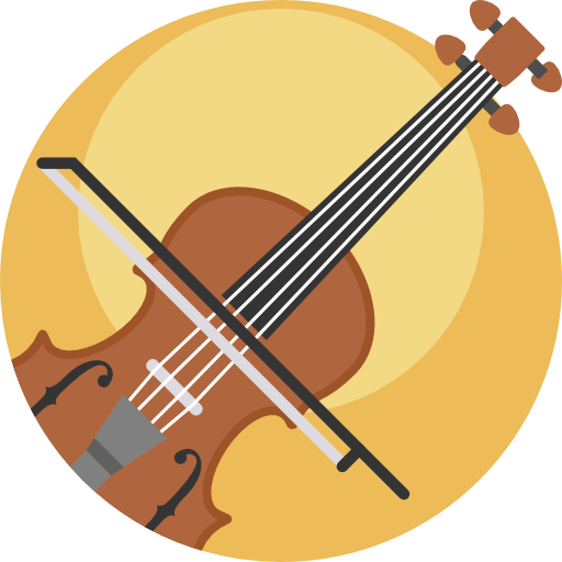 violín icono gratis