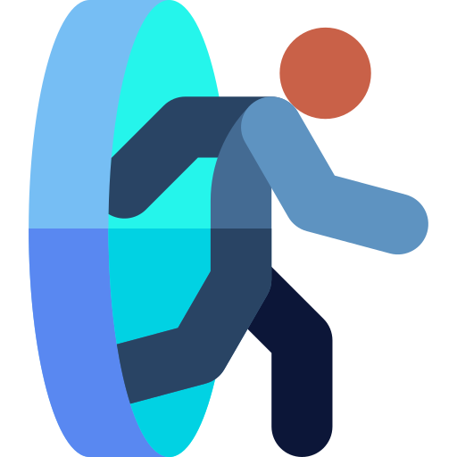 Portal Basic Rounded Flat Icon