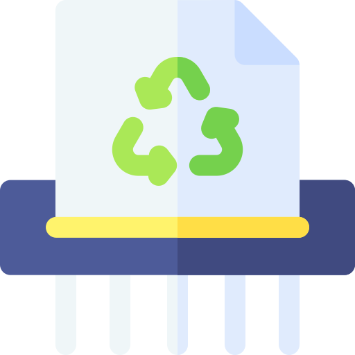 papel reciclado icono gratis