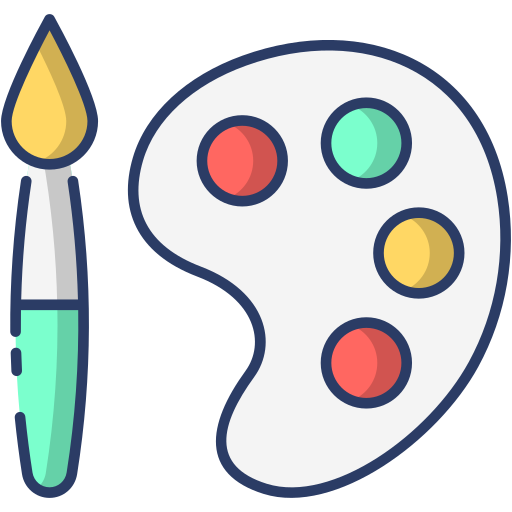 Art Generic Outline Color Icon