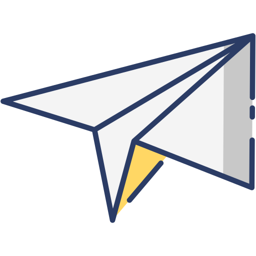 Paper plane Generic Outline Color icon