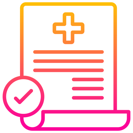 Medical report free icon