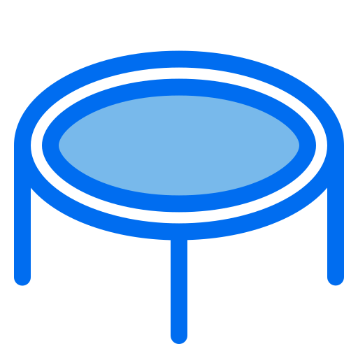 trampolín icono gratis