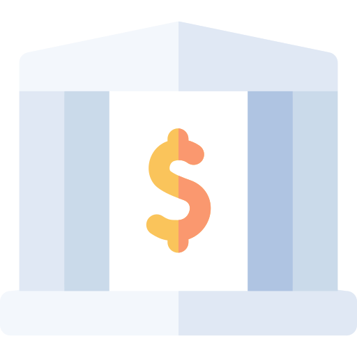 Bank Basic Rounded Flat icon