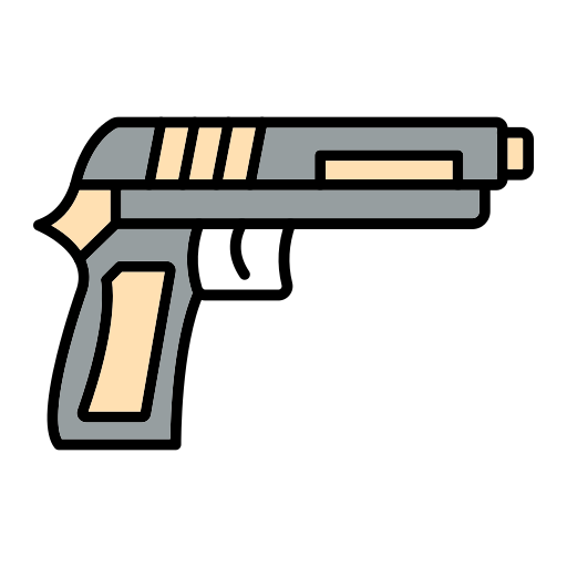 Gun Generic Outline Color icon