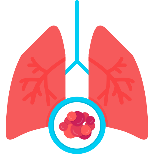 cáncer de pulmón icono gratis