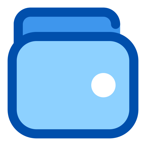 Wallet Generic Blue icon