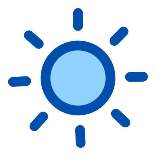 Sun Generic Blue icon