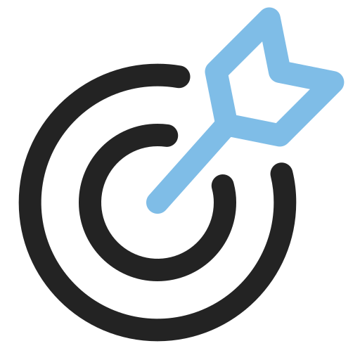 Target Generic Outline Color icon