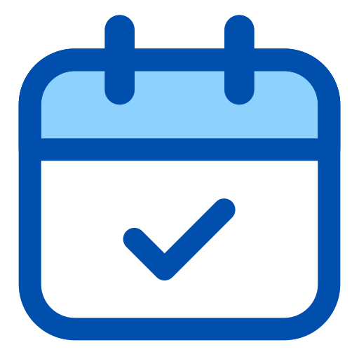 Calendar Generic Blue icon