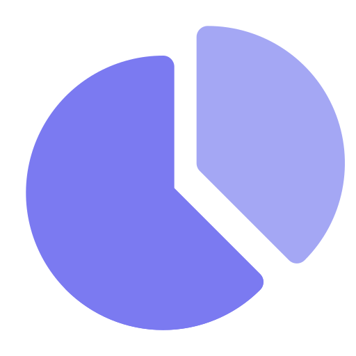 gráfico circular icono gratis