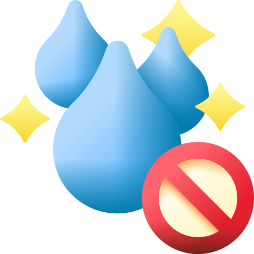 sin agua limpia icono gratis