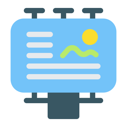 cartelera icono gratis