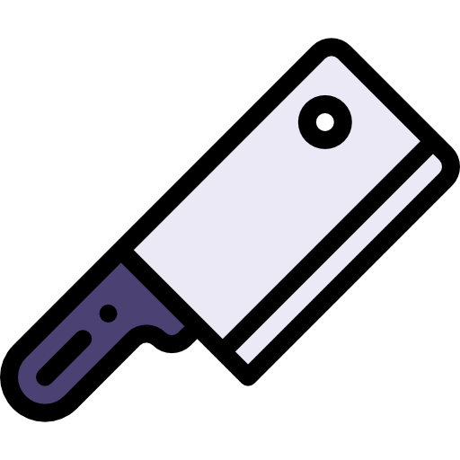 Cleaver Detailed Rounded Lineal color icon