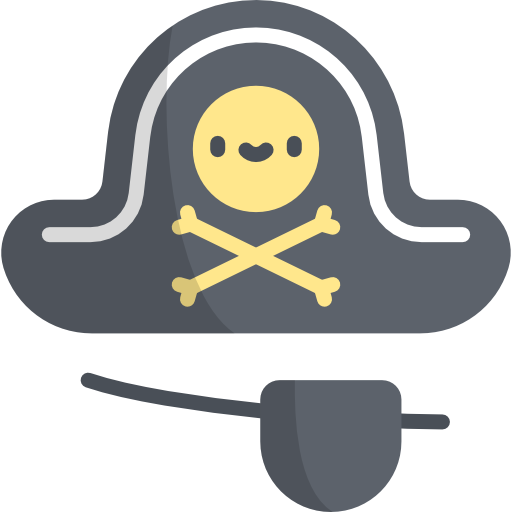 sombrero pirata icono gratis