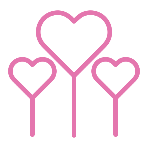 Balloon hearts free icon Balloon hearts free icon