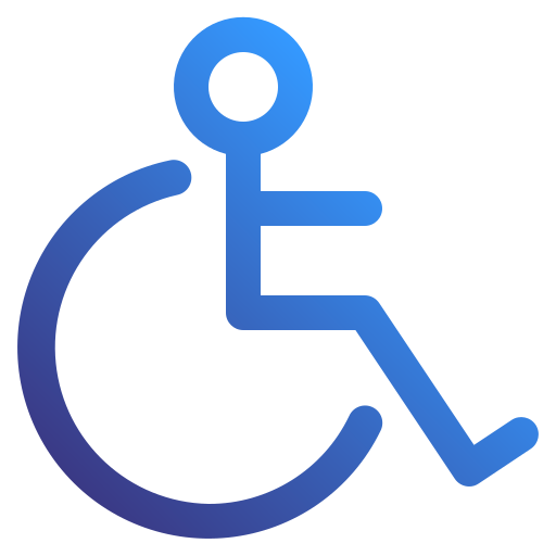 Disabled person Generic Gradient icon