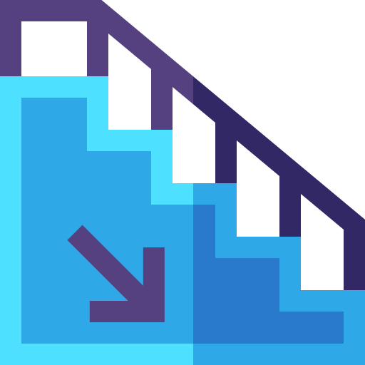 Stairs - free icon