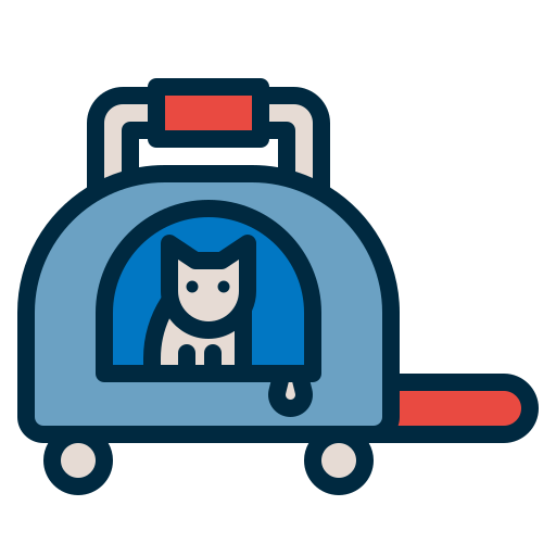 Transportín de gato icono gratis