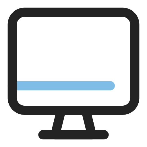 Monitor Generic Outline Color icon