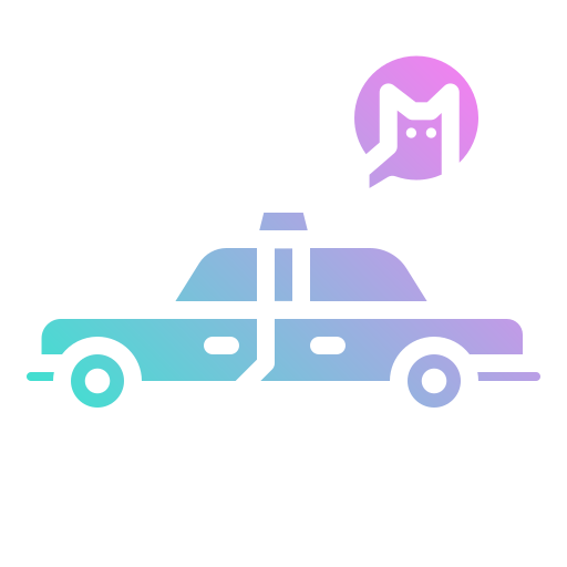 Taxi para mascotas icono gratis