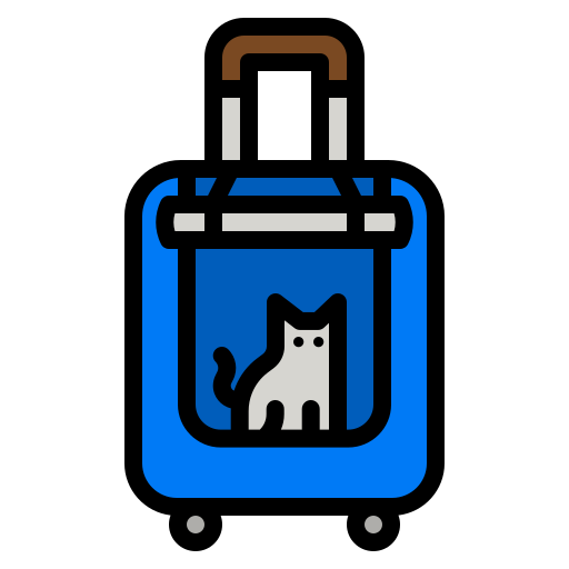 Transportín de gato icono gratis